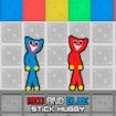 Red and Blue Stick Huggy